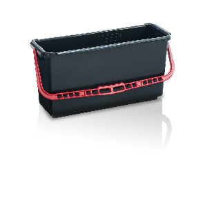 Seau 15 L anthracite | Poignée rouge